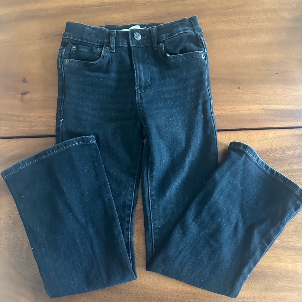 Girls Levi's slim flare Leg Black Jeans